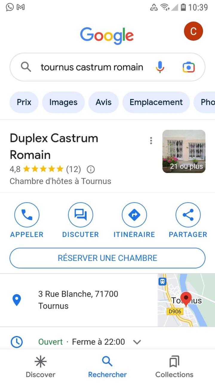 Tournus Castrum Romain - Duplex 54 M2 - 3 Etoiles - Petit Box Velo - 5Mn Autoroute الغرفة الصورة